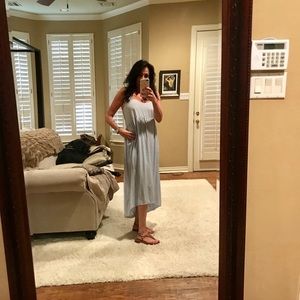 Saturday Sunday Chambray Midi Dress